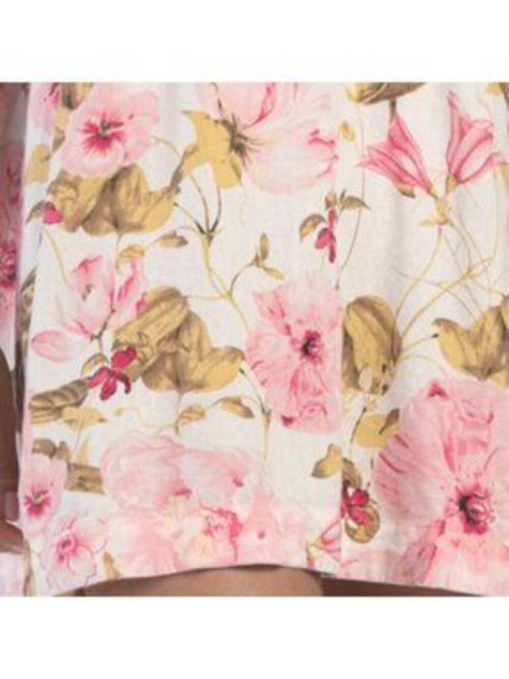 FAMOUS BRAND Linen Blend Mini Swing Dress - Picture 4 of 5